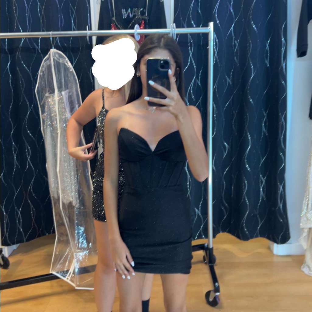 Strapless Black Bodycon Dress - Classic Evening Style